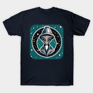 WELL-DRESSED ALIEN AMONG THE STARS T-Shirt